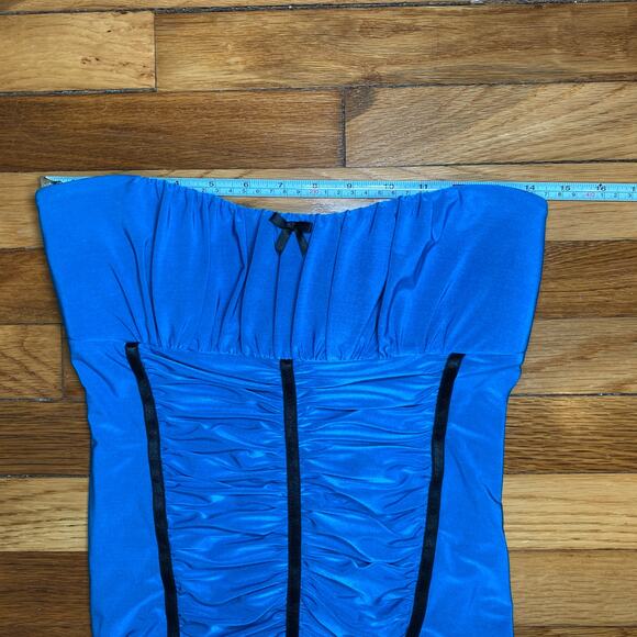 Y2K Vintage Icon Coquette Bodycon Dollette Homecoming formal strapless size M - Picture 7 of 12